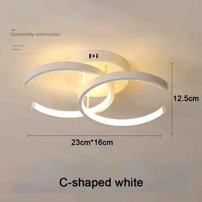 Minimalist Living Room LED Strip Ceiling Lights