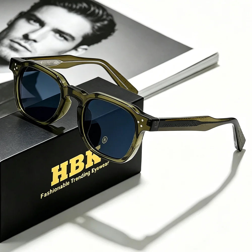 Unisex Retro Square Punk Sunglasses