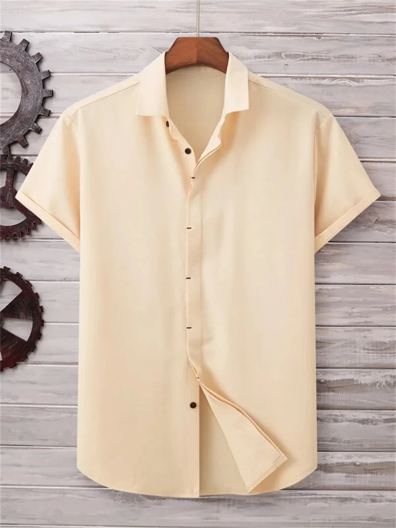 Einfarbiges, einfaches, atmungsaktives Outdoor-T-Shirt für Herren