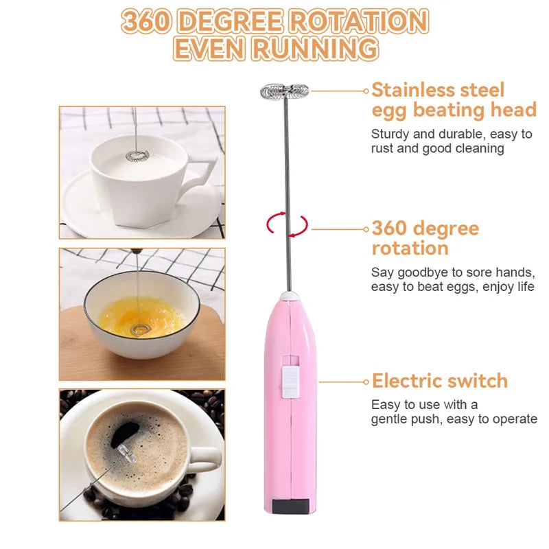Mini Wireless Electric Whisk