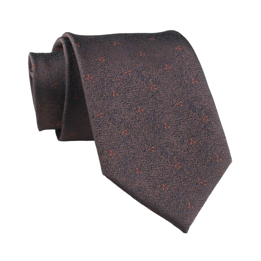 Herren-Krawatte mit floralem Jacquardmuster, Hochzeitskrawatte