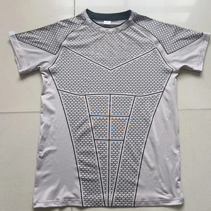Men's Compression Skinny Fit Short Sleeve Athletic T Shirt