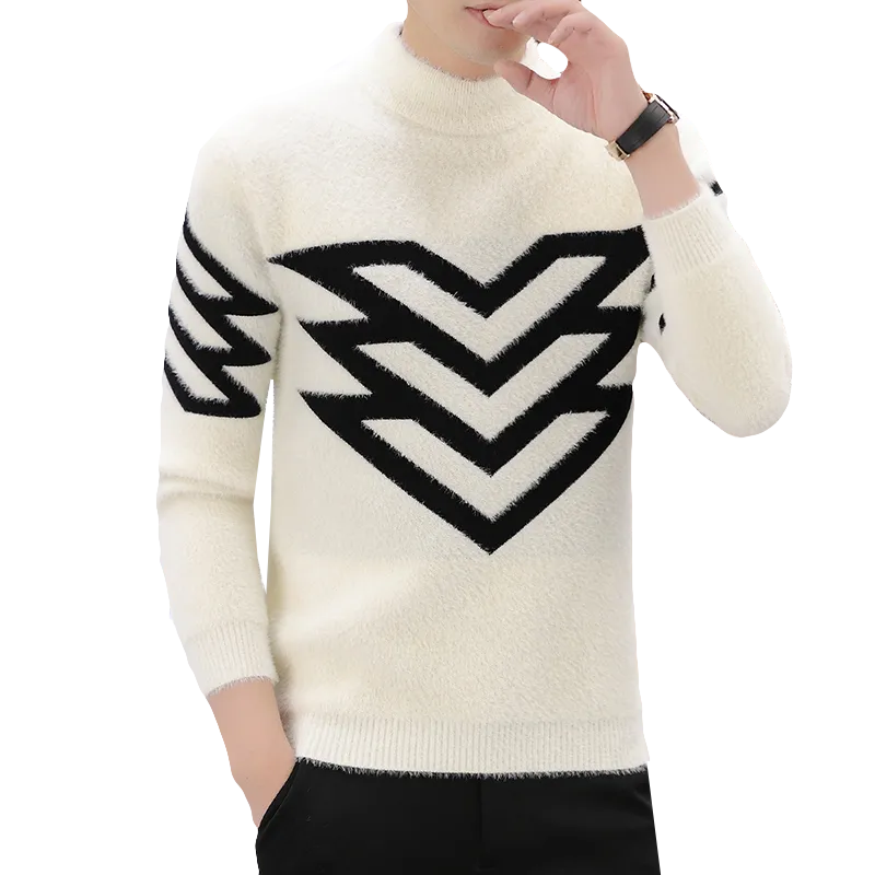 Knit Turtleneck Sweater for men