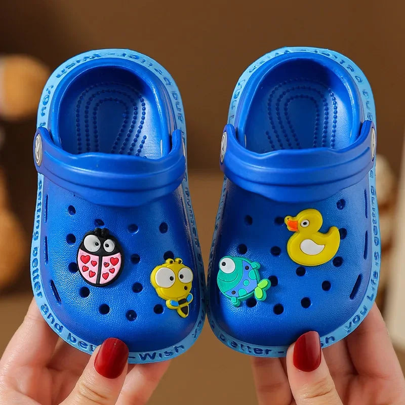 Shoes for Small and Medium-sized Babies Flip Flops Children's   Indoor Soft S Cartoon