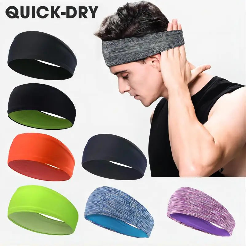 Breathable Sports Sweatband for Men’s Fitness