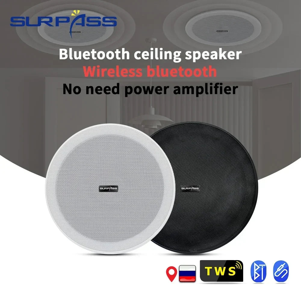 6-Inch 3D Stereo Bluetooth Ceiling Speaker