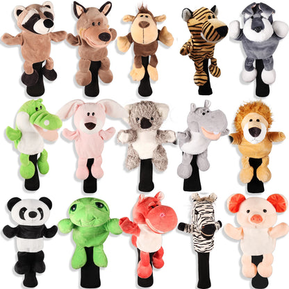 Animal Golf Club Head Covers for Fairway Woods