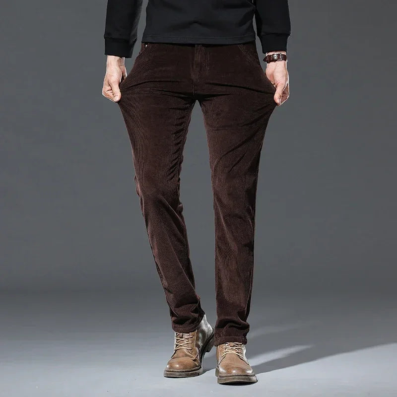 Men's Slightly Elastic Stretch Cotton Pants