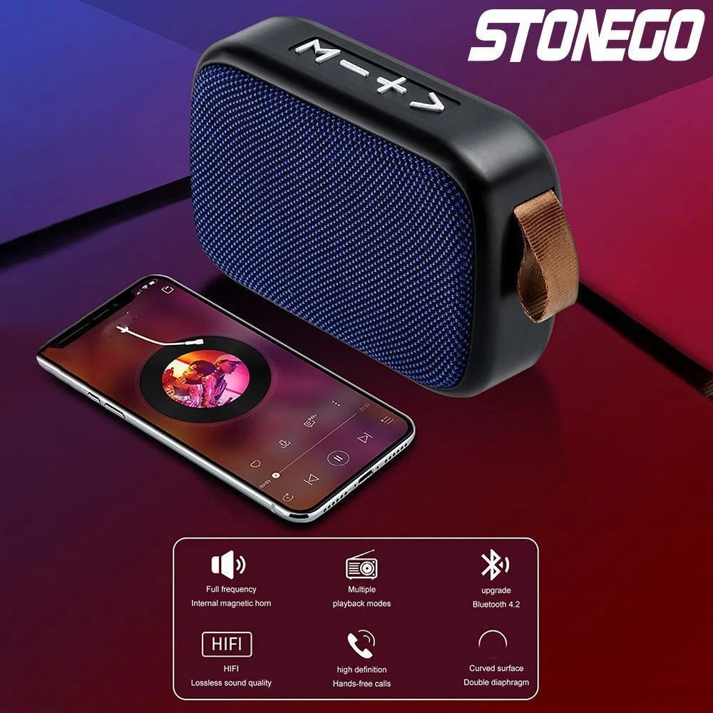 STONEGO Mini Bluetooth Lautsprecher 3D Stereo