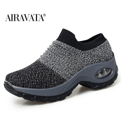 Bequeme, klobige Sneaker für Damen