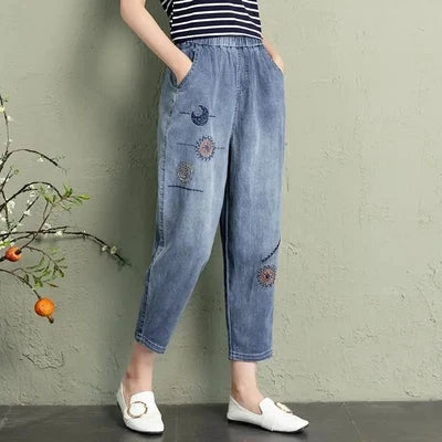 Cotton On Loose Straight Jeans for Women – Long Wide Leg Trousers