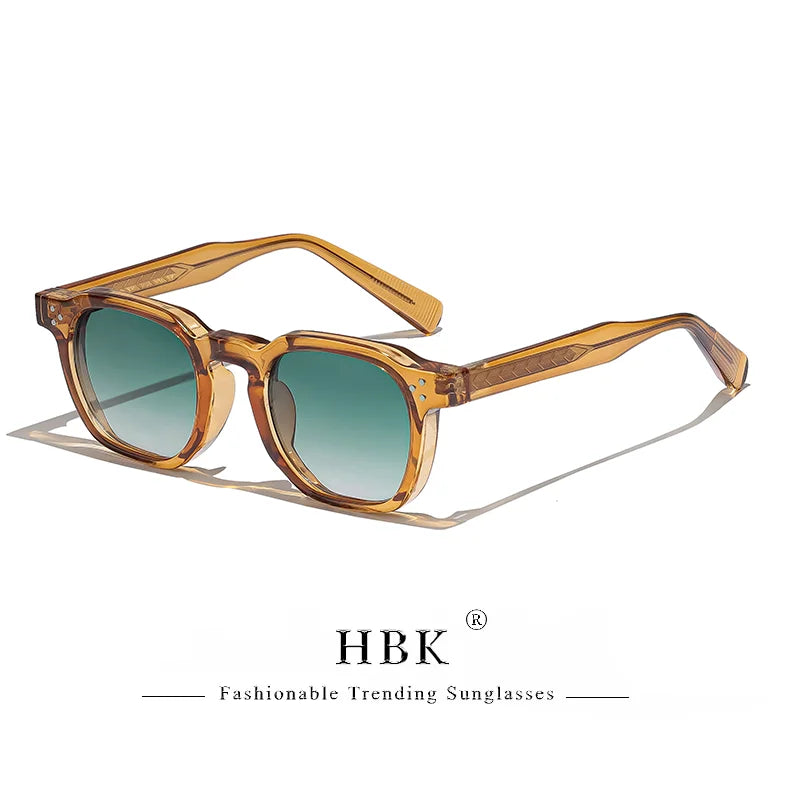 Unisex Retro Square Punk Sunglasses
