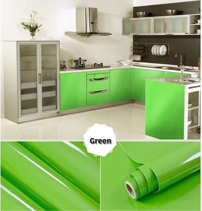Decorative Wall Paper Furniture Renovation Stickers Kitchen Cabinet Waterproof Wallpaper.