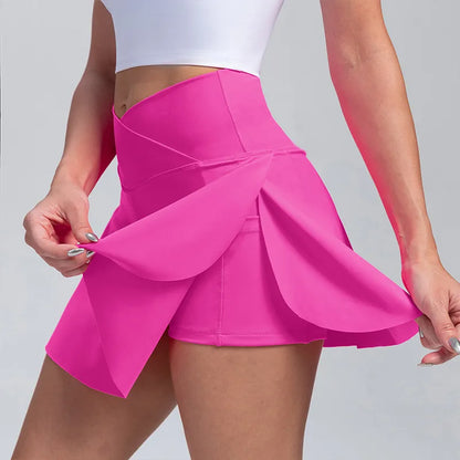 Plissee-Golfrock-Shorts für Damen