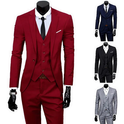 Men's Wedding Suit 3 Pieces Blazers Set