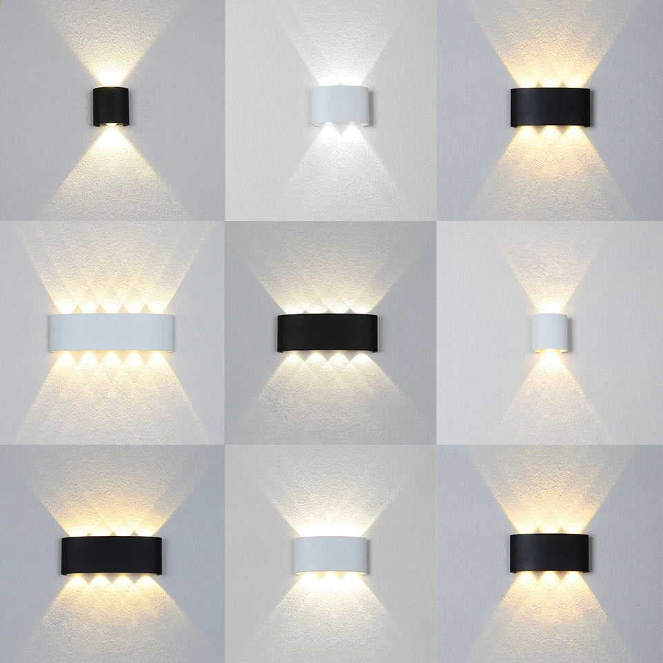 Wasserdichte LED-Wandleuchte für den Außenbereich