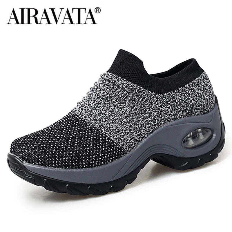 Bequeme, klobige Sneaker für Damen