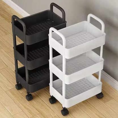 Multi-Storey Storage Rack with Wheels