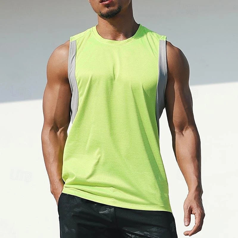 Hochwertiges, ärmelloses Mesh-Fitness-Weste für Herren