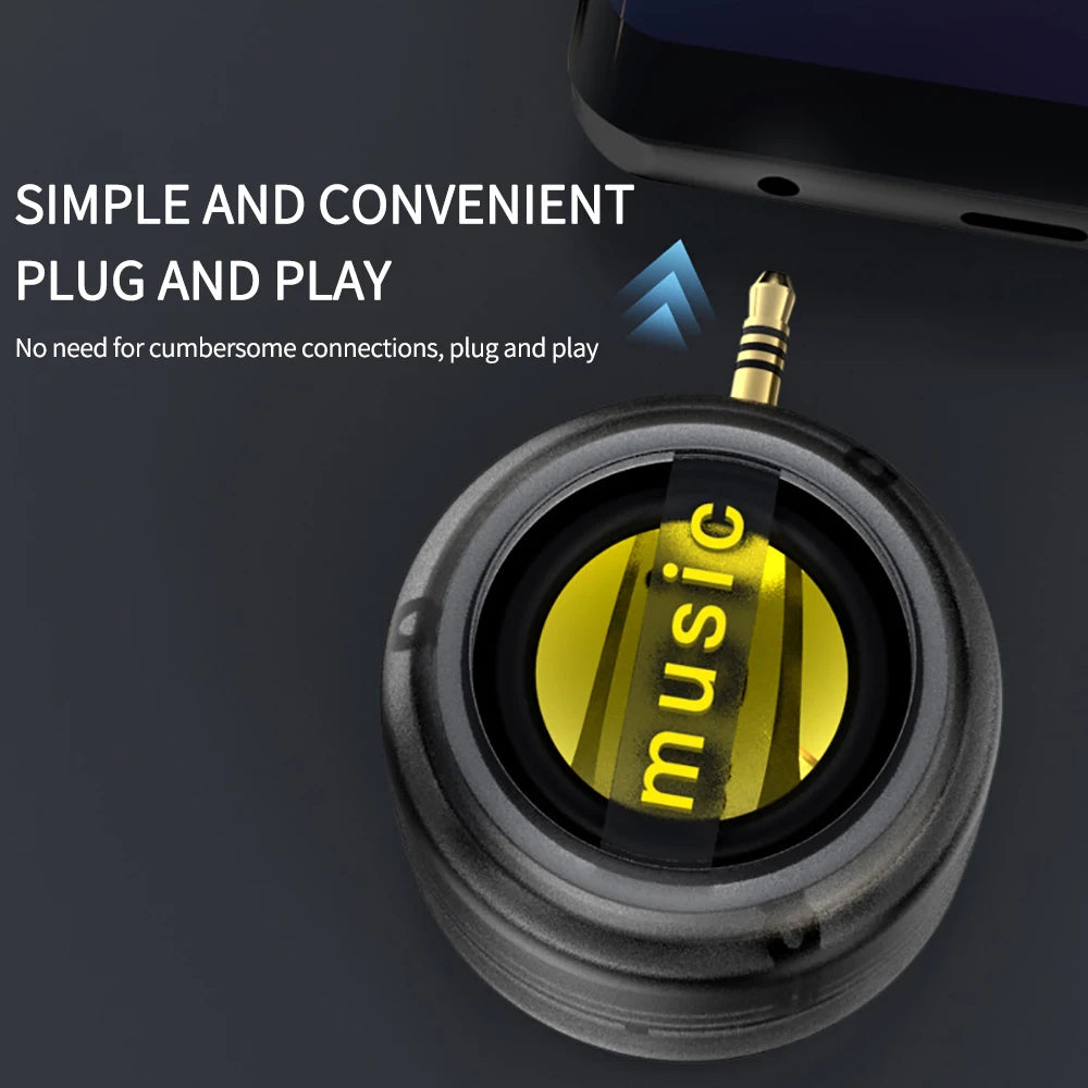 Portable Mini Speaker 3.5mm Plug Jack