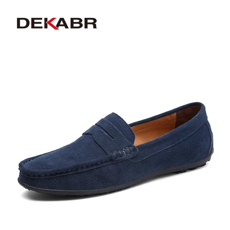 Frühling/Sommer Hochwertige echtes Leder Herren Mokassins Loafers