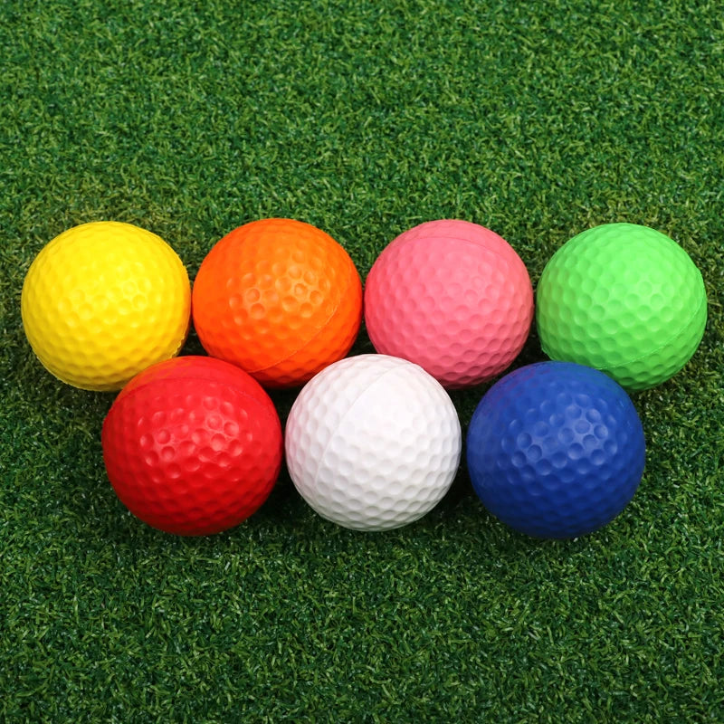 10-Pack PU Foam Golf Balls for Practice