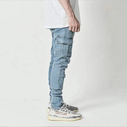 Vielseitige Jeans-Cargohose für Herren