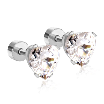1 à 10 paires de boucles d'oreilles à clip magnétique en cristal pour hommes