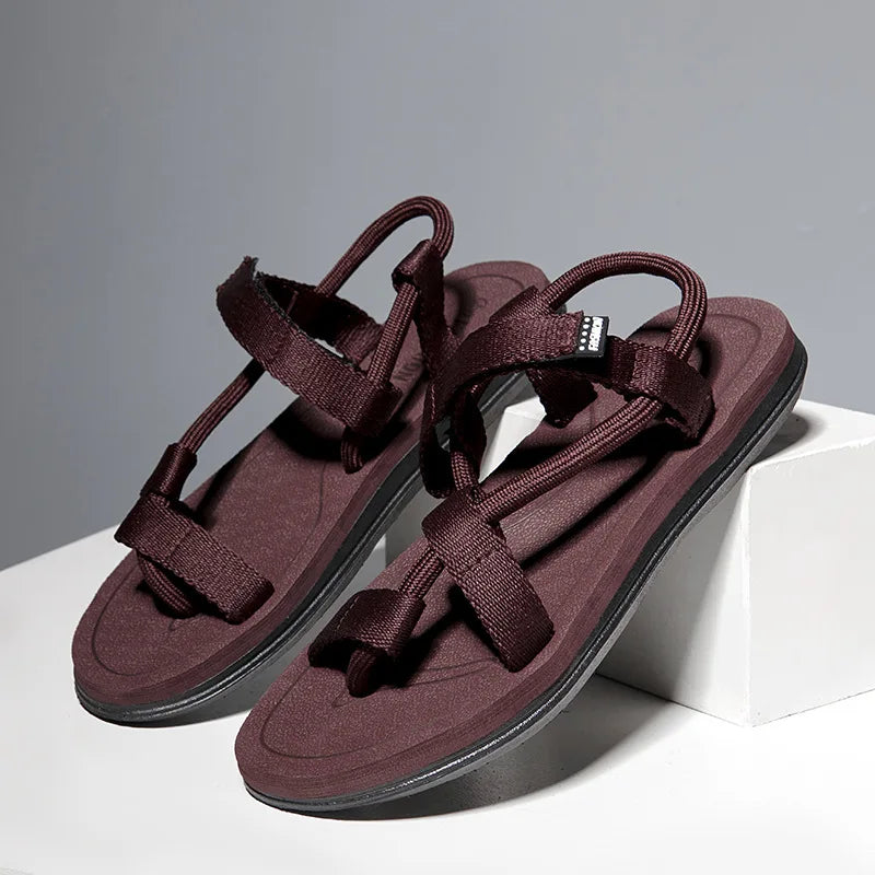 Herren-Hausschuhe mit weicher Sohle – Klobige Gladiatorensandalen 