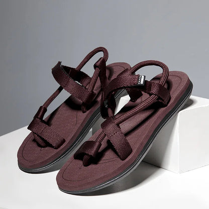 Herren-Hausschuhe mit weicher Sohle – Klobige Gladiatorensandalen 