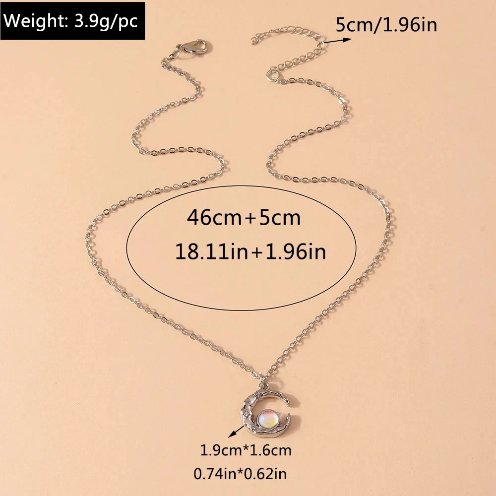 Silver Color Long Tassel Pendant Bow Necklaces