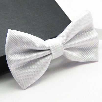 Men's Lightweight Solid Color Butterfly Bow Tie