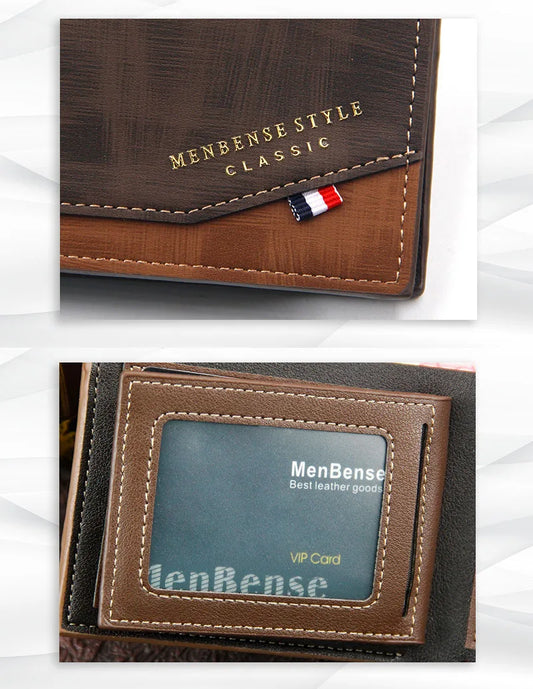 Men's Multi-Function Leather Wallet - Coin Purse