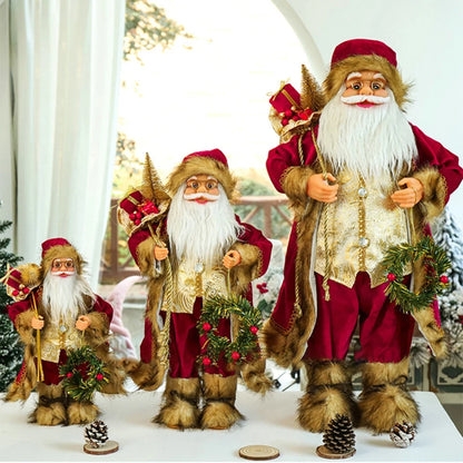 30cm Santa Claus Doll Christmas Decoration