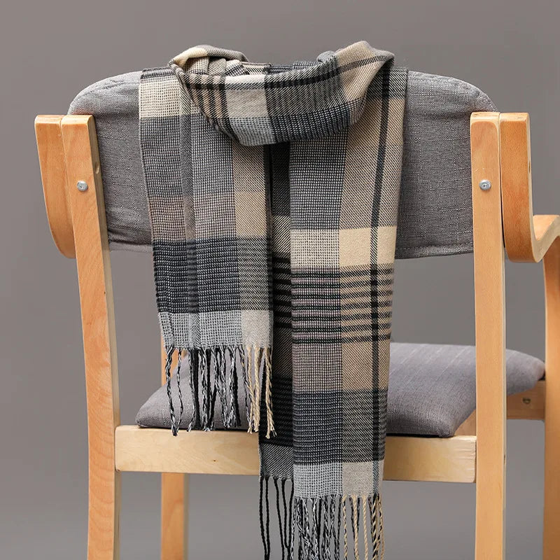 Unisex Cashmere Pashmina Scarf – Long Thick Warm Winter Shawl Wrap