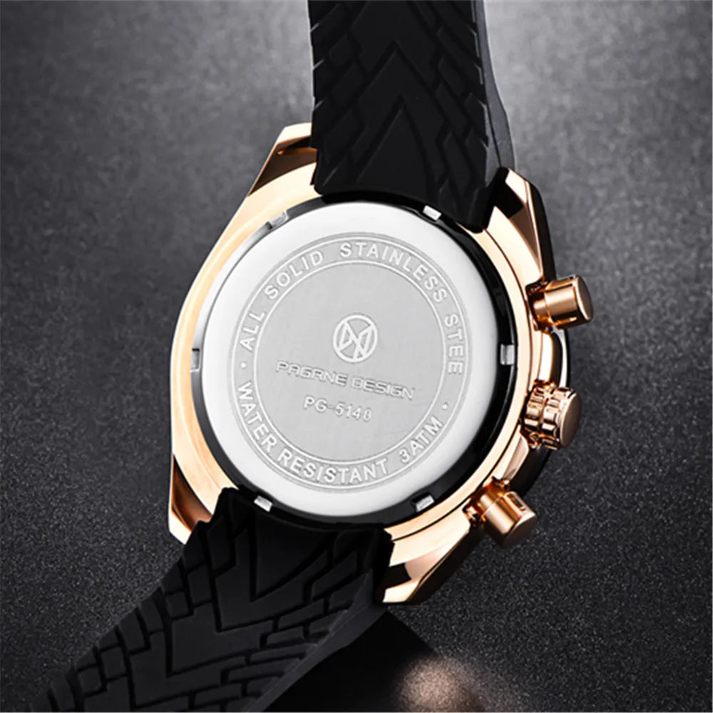 Men's Quartz Watch - Sports Waterproof Watch