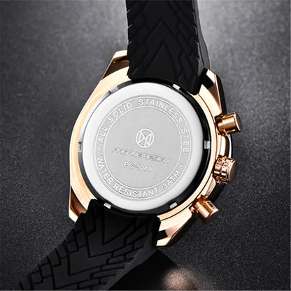 Men's Quartz Watch - Sports Waterproof Watch