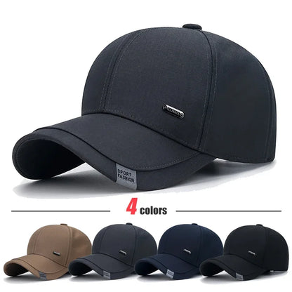 Men’s Cotton Trucker Baseball Cap – Breathable Adjustable Snapback Hat