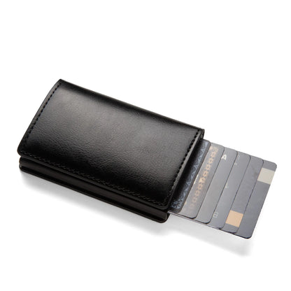RFID Blocking Men's Leather Card Wallet