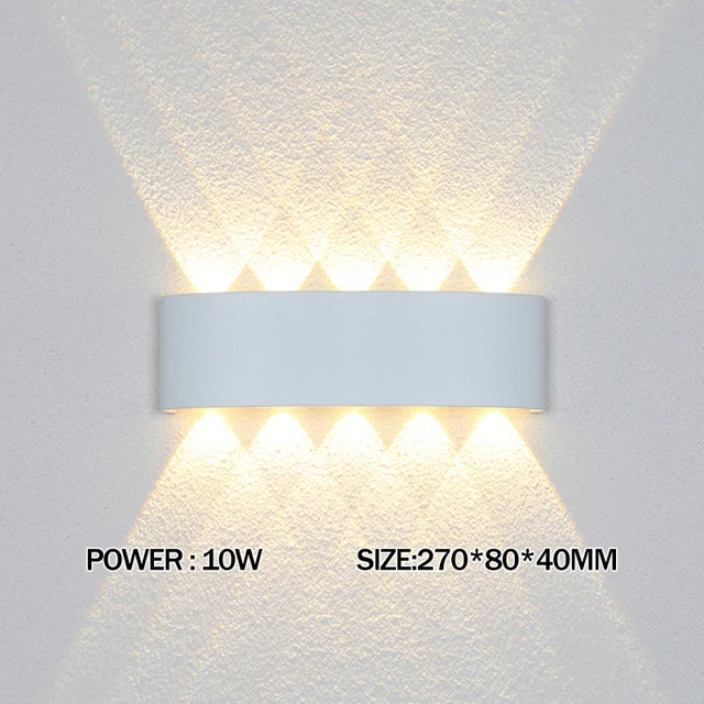 Wasserdichte LED-Wandleuchte für den Außenbereich