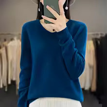 Pull col V 100% laine mérinos