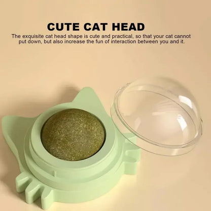 Catnip Balls Lickable Cat Snack Toy