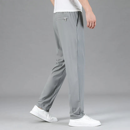 Men’s Ice Silk Quick Dry Pants – Lightweight Breathable Summer Casual Sweatpants