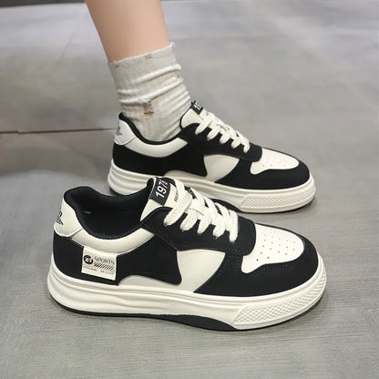 Women's Thick-Sole Flat Sneakers