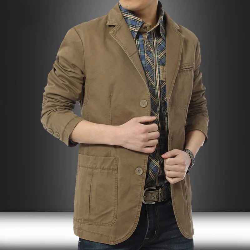Blazer classique slim fit pour homme - Style coréen
