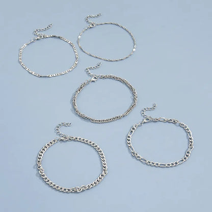 Fashion Metal Chain Multilayer Anklet