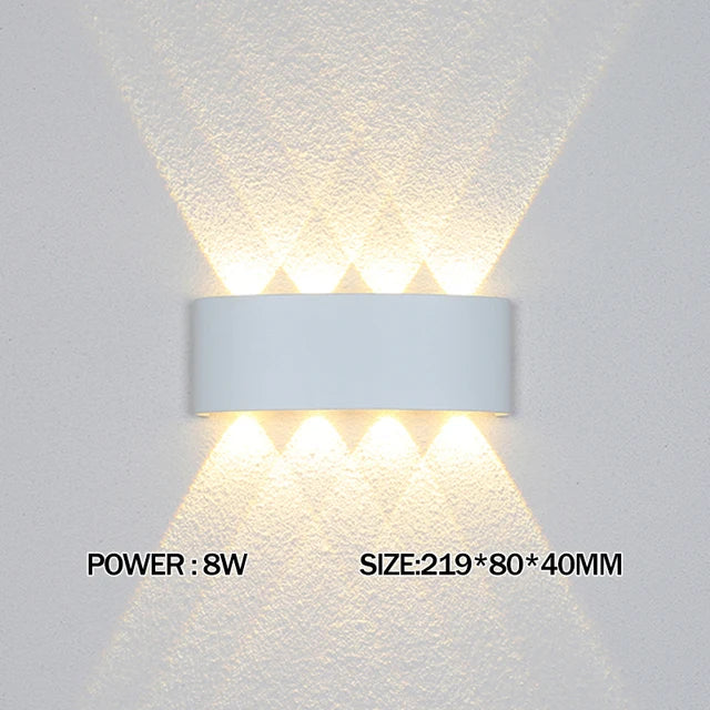 Wasserdichte LED-Wandleuchte für den Außenbereich