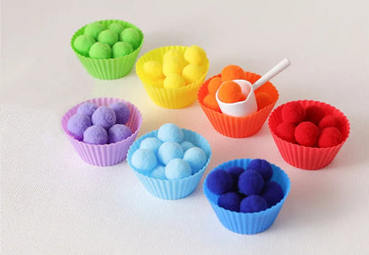 Colored Silicone Cake Cup Liner Set