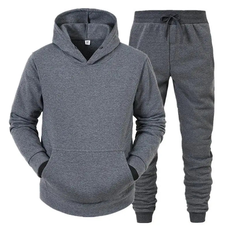 Hooded Sweatshirts and Casual Pants Men's Tracksuit