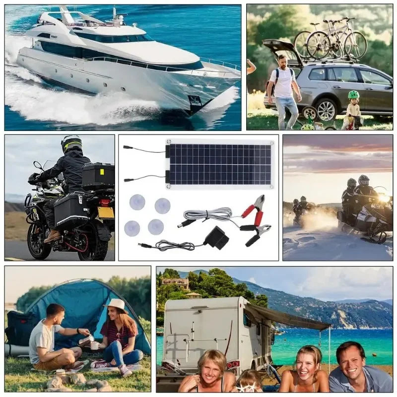 12V/24V Waterproof Solar Panel Charger